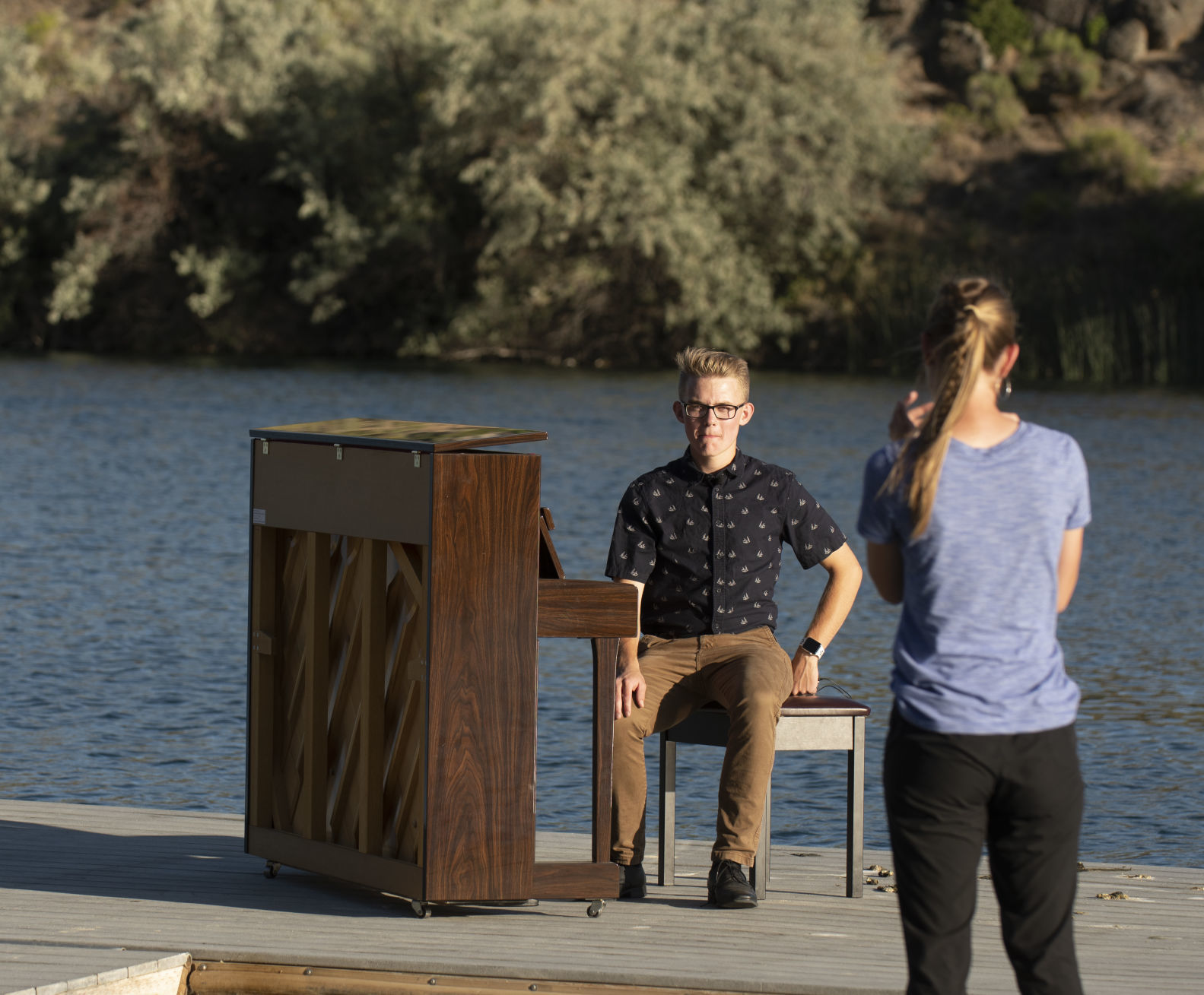 Pianist partakes in virtual music competition